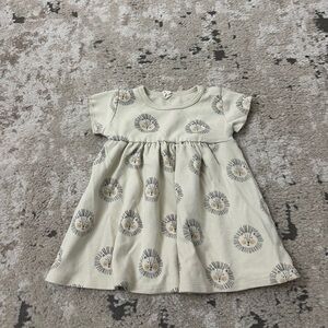 Quincy Mae Baby Girls Lion Print Dress Size 18-24 Months